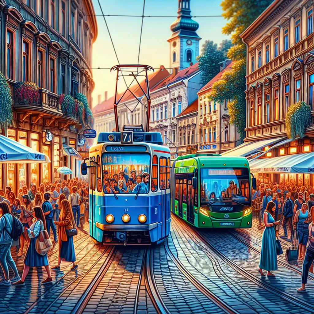 Hvad koster en dags offentlig transport i Zagreb?