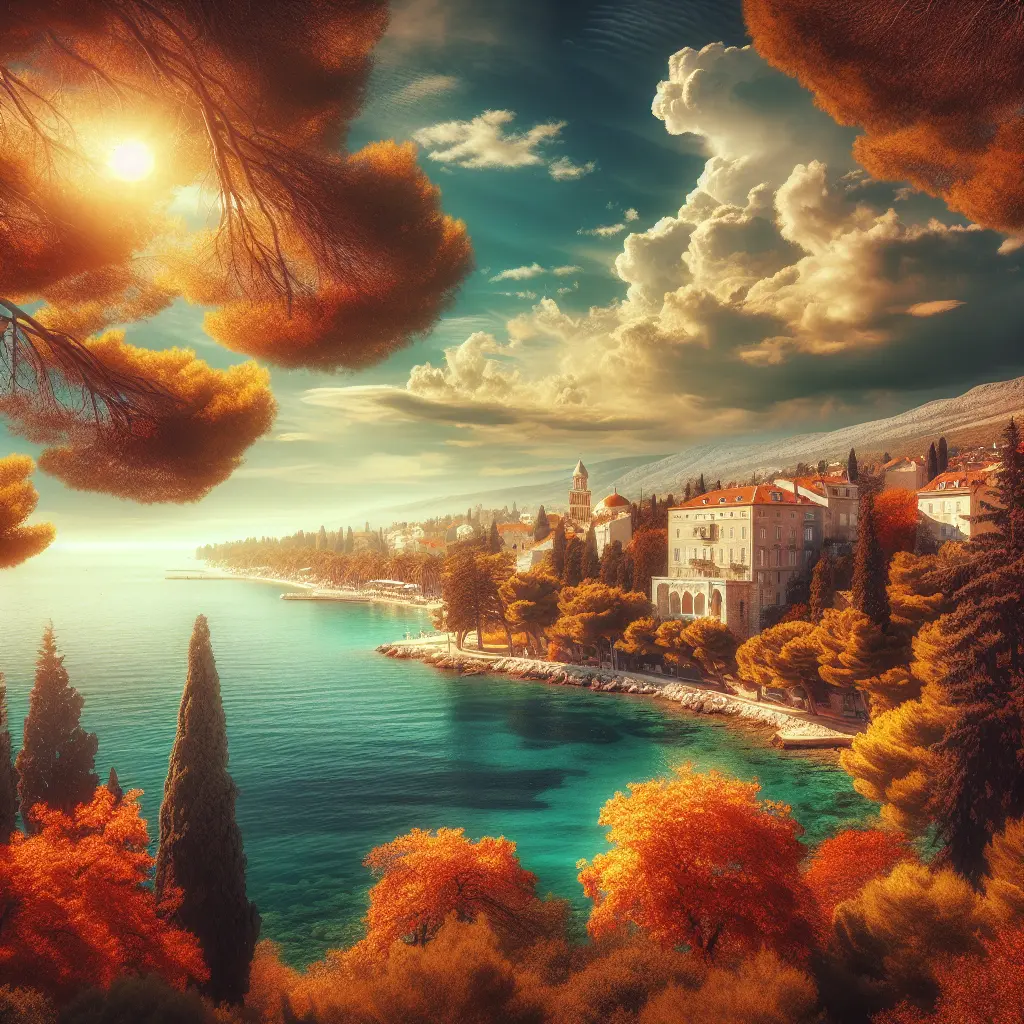 Hvordan er vejret i Split i uge 42?